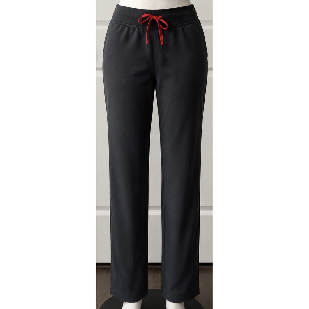 FIGS Women's Livingston Scrub Pants Bottoms Medium M Dark Gray Straight Leg